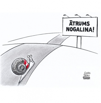 Zīmē Gatis Šļūka. Ātrums nogalina!