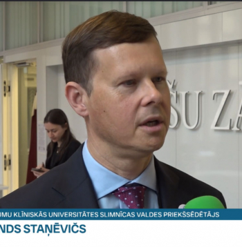 Rīgas Austrumu klīniskās universitātes slimnīcas valdes priekšsēdētājs Normunds Staņēvičs.
