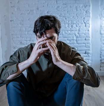 Vīriešu depresija. Ilustratīvs attēls. Vīriešu depresija. Ilustratīvs attēls.