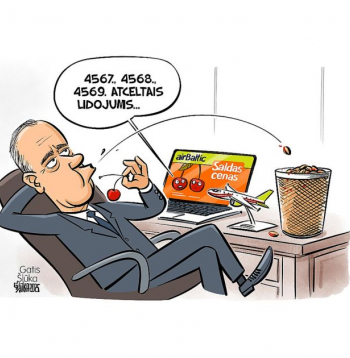 Zīmē Gatis Šļūka. 4569. atceltais lidojums...