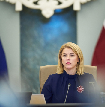 Ministru prezidente Evika Siliņa.