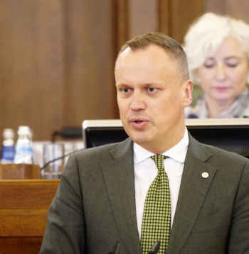 "Apvienotā saraksta" frakcijas vadītājs Edgars Tavars.