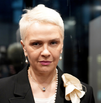 Latvijas apvienotā sabiedriskā medija valdes priekšsēdētāja Baiba Zūzena.