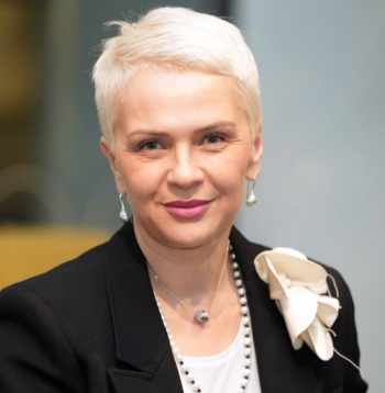 Latvijas apvienotā sabiedriskā medija valdes priekšsēdētāja Baiba Zūzena.