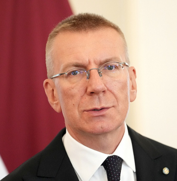 Latvijas Valsts prezidents Edgars Rinkēvičs.