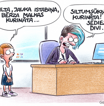 Zīmē Gatis Šļūka. Silta, jauka istabiņa