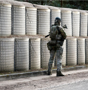 Latvijas-Baltkrievijas robeža Kaplavas pagastā.