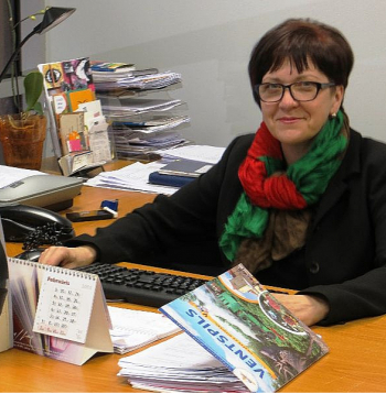Ventspils bibliotēkas direktore Astra Pumpura.