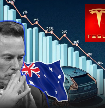 "Tesla" akcijas krīt.