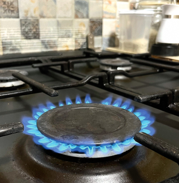 Gāzes plīts. Ilustratīvs attēls.