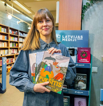 Liene Vilmane: "Puksīša raksturs pasakās paliek aizvien spilgtāks un arī vizuāli es viņu attīstu."