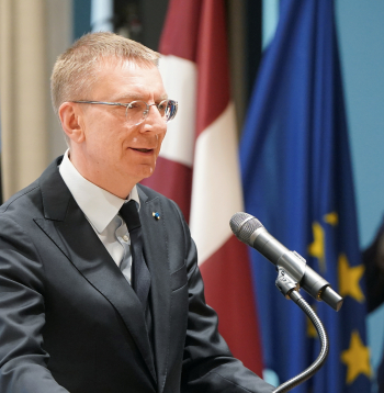 Valsts prezidents Edgars Rinkēvičs.