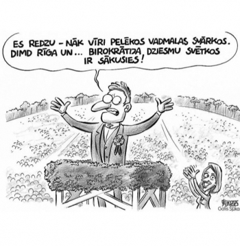 Zīmē Gatis Šļūka. Birokrātija Dziesmu svētkos ir sākusies!