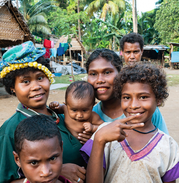 Papua-Jaungvinejas iedzīvotāji.