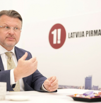 Partijas "Latvija pirmajā vietā" Rīgas mēra amata kandidāts, Saeimas deputātes Ainārs Šlesers.
