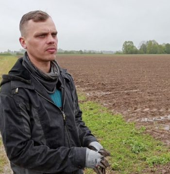 Zemnieku saimniecības “Jaundālderi” saimnieks Miķelis Pavārs.