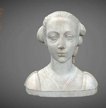 15. gadsimta renesanses tēlnieka Donatello (1386–1466) izgatavotā dižciltīgās dāmas Cecīlijas Gonzagas (1426–1451) biste.