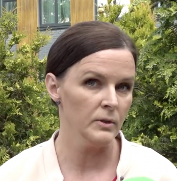 Partijas "Suverēnā vara"/"Apvienība Jaunlatvieši" līdere Jūlija Stepaņenko.