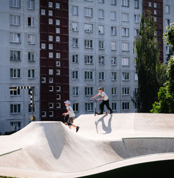 Skeitparks Vecmīlgrāvī.