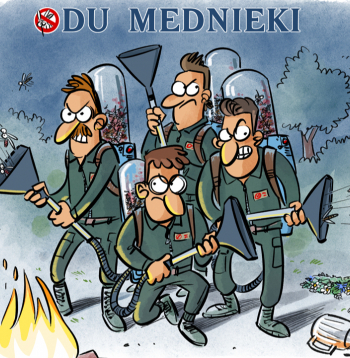 Zīmē Gatis Šļūka. Odu mednieki