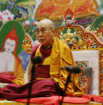 "Skonto" hallē Viņa Svētības Dalailama XIV "Dimanta sūtras" mācības. 2018. gads.