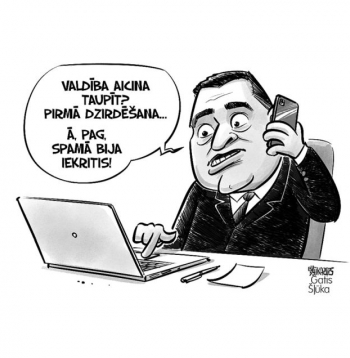 Zīmē Gatis Šļūka. Valdība aicina taupīt? Pirmā dzirdēšana!