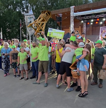 Mednieku klubs "Salnava", kas Minhauzena festivālā uz pjedestāla pabijis jau 15 reizes un šogad beidzot izcīnīja ilgi gaidīto pirmo vietu.