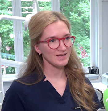 Ieva Ivanova, bērnu zobārste, Rīgas Stradiņa universitātes Stomatoloģijas institūta Bērnu nodaļas vadītāja.