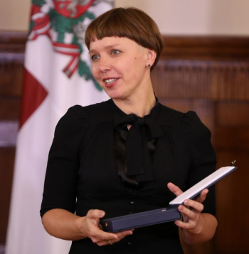 Cēsu muzeja direktore Elīna Kalniņa.