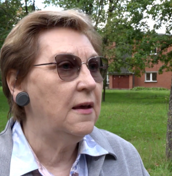 Rīgas 13. vidusskolas bijusī direktora vietniece un izglītības metodiķe Marija Gulbe.