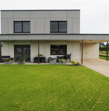 Pasīvā māja Mārupē, Pededzes ielā, kas saražo vairāk siltuma nekā patērē.