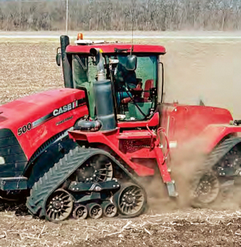 'Case IH Quadtrac Zuidberg' gumijas kāpurķēdes.