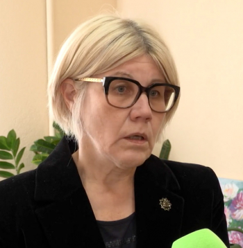 Rīgas 34. vidusskolas direktore Nataļja Rogaļeva.