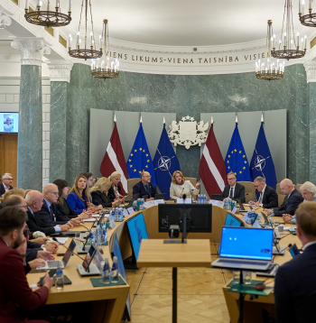 Evika Siliņa. Valdības sēde. 