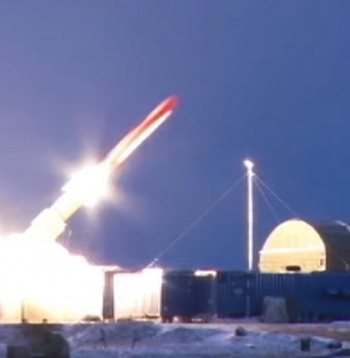 Kadrs no "Burevestnik" izmēģinājuma starta video, ko 2018. gadā demonstrēja Krievijas TV, ir viens no nedaudzajiem publiski pieejamajiem šī "izstrādājuma" attēliem. Kadrs no "Burevestnik" izmēģinājuma starta video, ko 2018. gadā demonstrēja Krievijas TV, ir viens no nedaudzajiem publiski pieejamajiem šī "izstrādājuma" attēliem.