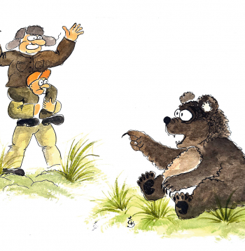 No purva nāk… lielāks lācis!