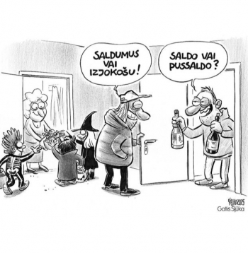 Zīmē Gatis Šļūka. Saldo vai pussaldo? Zīmē Gatis Šļūka. Saldo vai pussaldo?