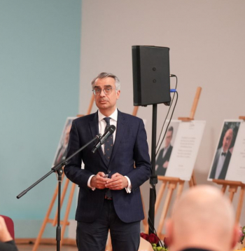 Domnīca LaSER valdes priekšsēdētājs Daunis Auers.