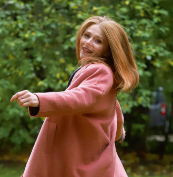 Nacionālā teātra aktrise Agnese Budovska.