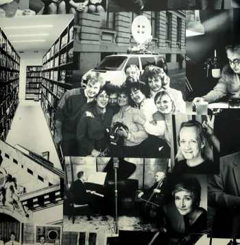 Radio dzīves mirkļi kolāžā, atrodas Radio nama kafejnīcā “Borščs Vecrīgā”, kurā saimnieko ukrainiete Ļina Furmanenko, kura, iebrūkot krieviem viņas
dzimtajā pilsētā Berdjanskā, kopš 2022. gada rada patvērumu
Latvijā.