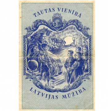 20. gs. 30. gadu nogales skolēna liecība.