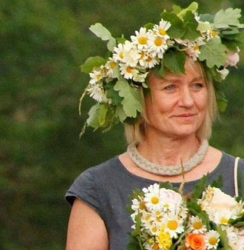 Tukuma bibliotēkas vecākā bibliotekāre Daiga Šmitenberga.