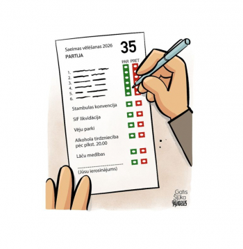 Zīmē Gatis Šļūka. Visu izlemsim vienā reizē! Zīmē Gatis Šļūka. Visu izlemsim vienā reizē!