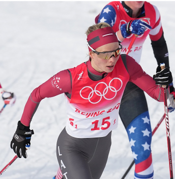 Patrīcija Eiduka pirms nepilniem četriem gadiem ziemas olimpiskajās spēlēs Pekinā. Februārī Milānā-Kortīnā viņai 26 gadu vecumā būs jau trešā olimpiāde karjerā.