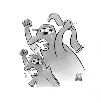 Zīmē Gatis Šļūka. Futbola un sporta nāve! Zīmē Gatis Šļūka. Futbola un sporta nāve!