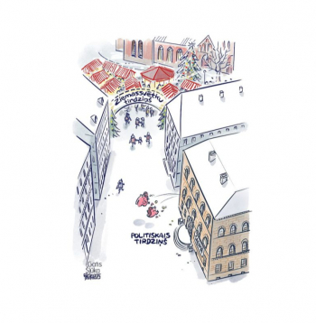 Zīmē Gatis Šļūka. Tirdziņu laiks Zīmē Gatis Šļūka. Tirdziņu laiks