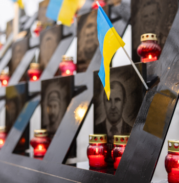 Ukrainas karavīru piemiņai.