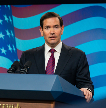 ASV valsts sekretārs Marko Rubio.