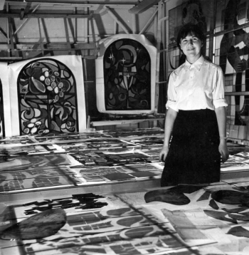 Mākslinieces Noras Cēsnieces piemiņas foto.