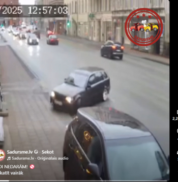 Mirklis pirms avārijas.